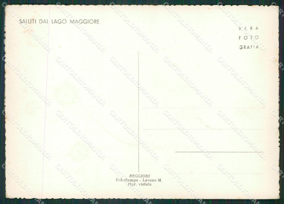 Verbania Stresa Isola Pescatori Lago Maggiore Foto FG cartolina KV7296 – retro