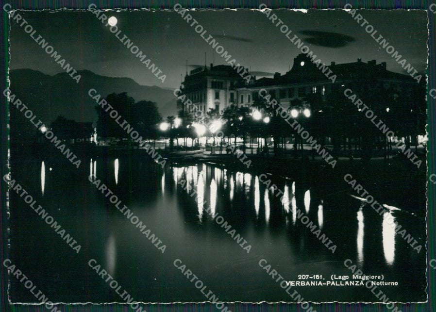 Verbania Pallanza Lago Maggiore Chiaro di Luna Foto FG cartolina KV7299 – fronte