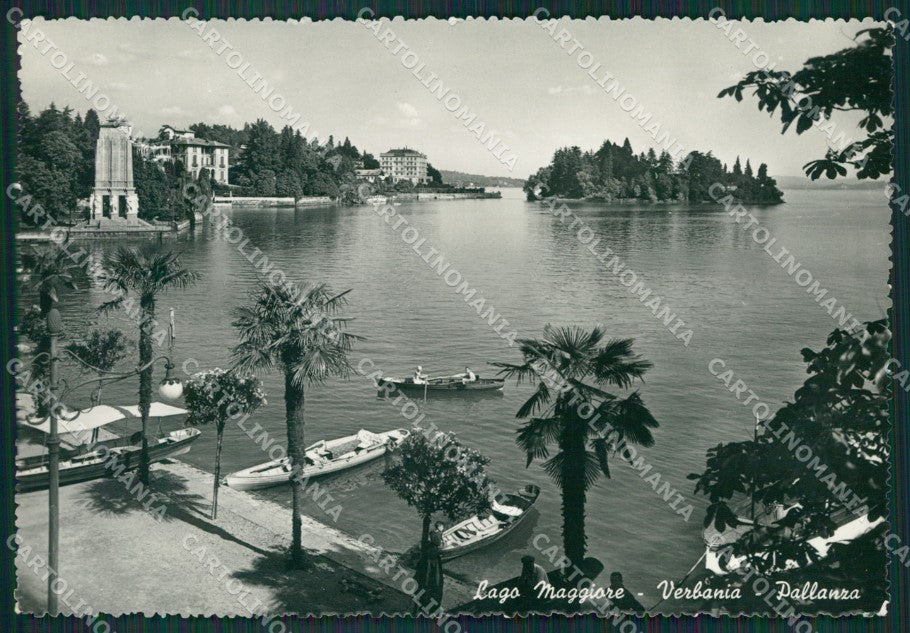Verbania Pallanza Lago Maggiore Barche Foto FG cartolina KV7302 – fronte
