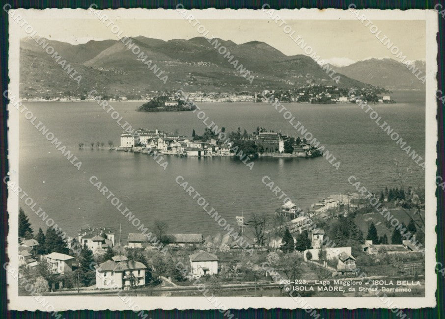 Verbania Stresa Isola Bella Isola Madre Lago Maggiore Foto FG cartolina KV7318 – fronte