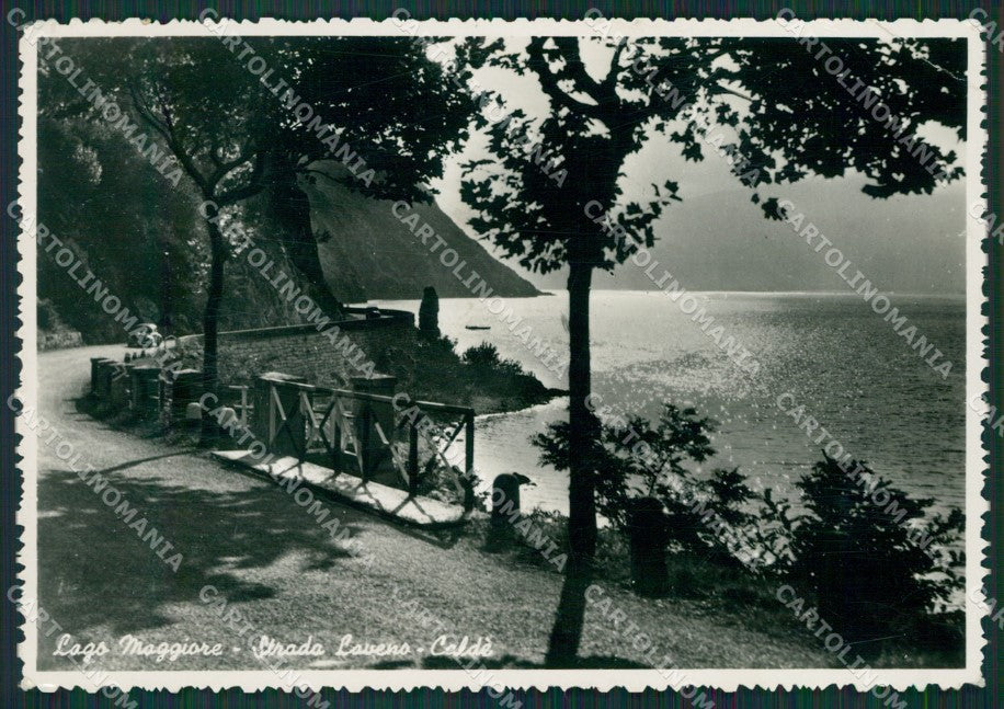 Varese Laveno Caldè Lago Maggiore PIEGA Foto FG cartolina KV7322 – fronte