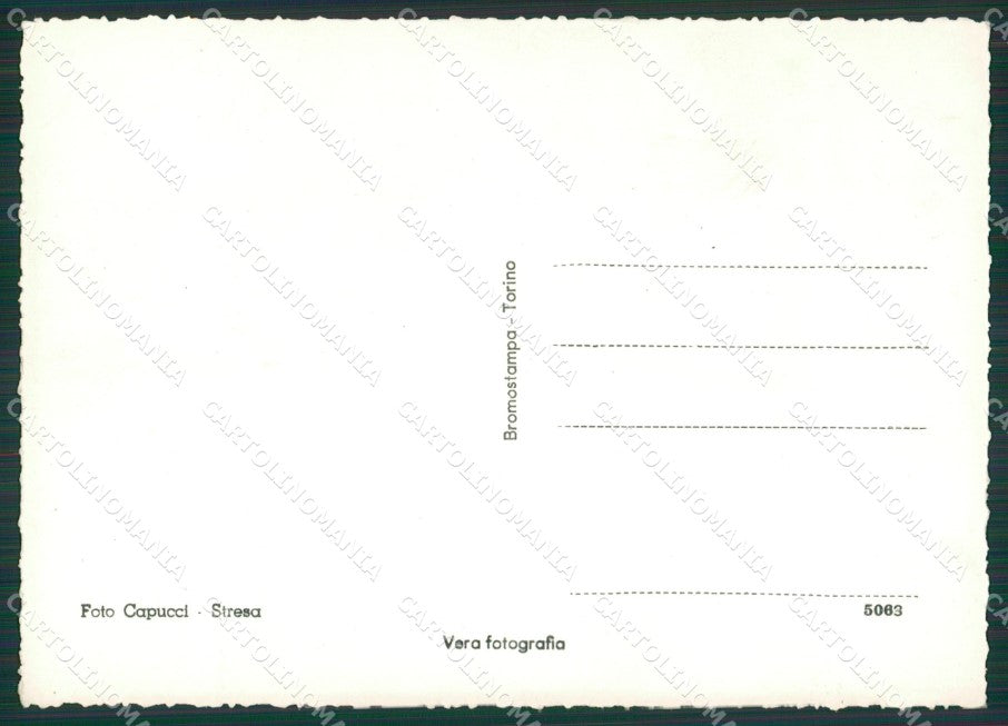 Verbania Stresa Isola Madre Lago Maggiore Foto FG cartolina KV7341 – retro