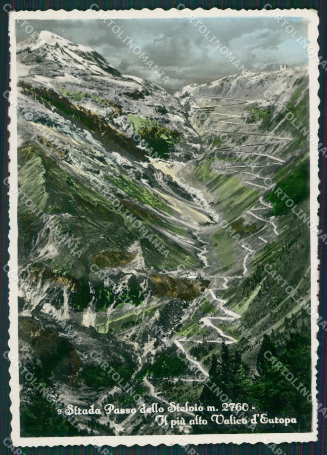 Bolzano Passo dello Stelvio Foto FG cartolina KV7350 – fronte