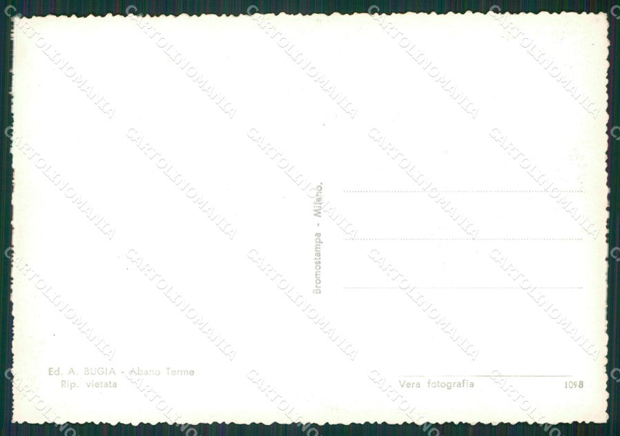 Padova Abano Terme Foto FG cartolina KV7364 – retro
