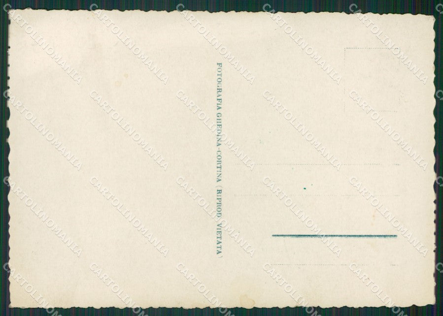 Belluno Cortina Foto FG cartolina KV7369 – retro