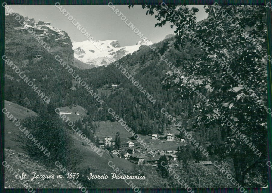 Aosta Ayas Saint Jacques Foto FG cartolina KV7379 – fronte