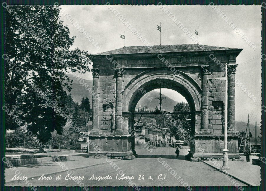 Aosta Città Foto FG cartolina KV7380 – fronte