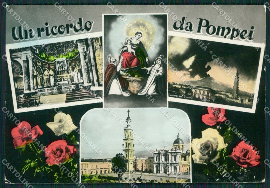 Napoli Pompei Ricordo da Foto FG cartolina KV7394 – fronte