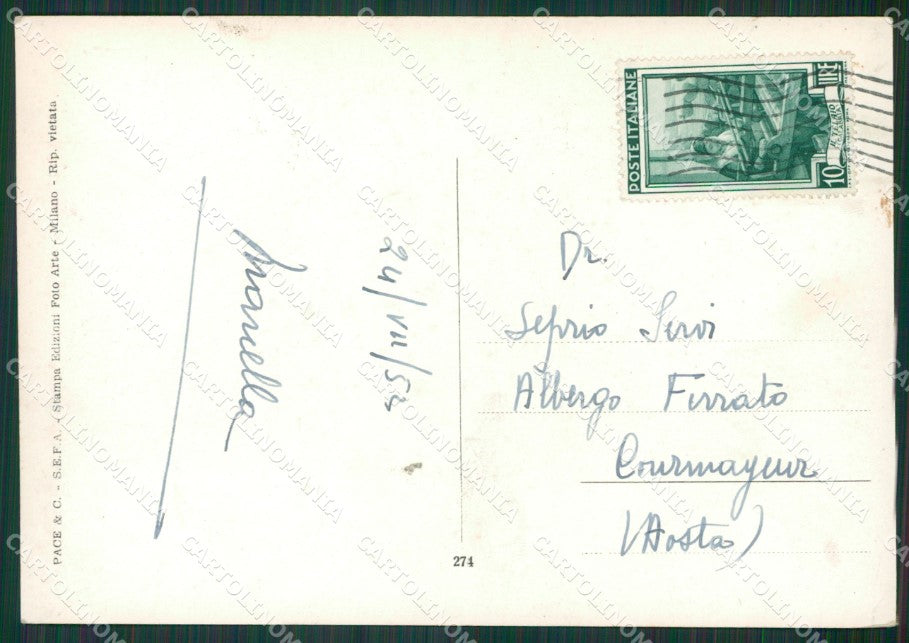 Milano Città PIEGHINA Foto FG cartolina KV7403 – retro