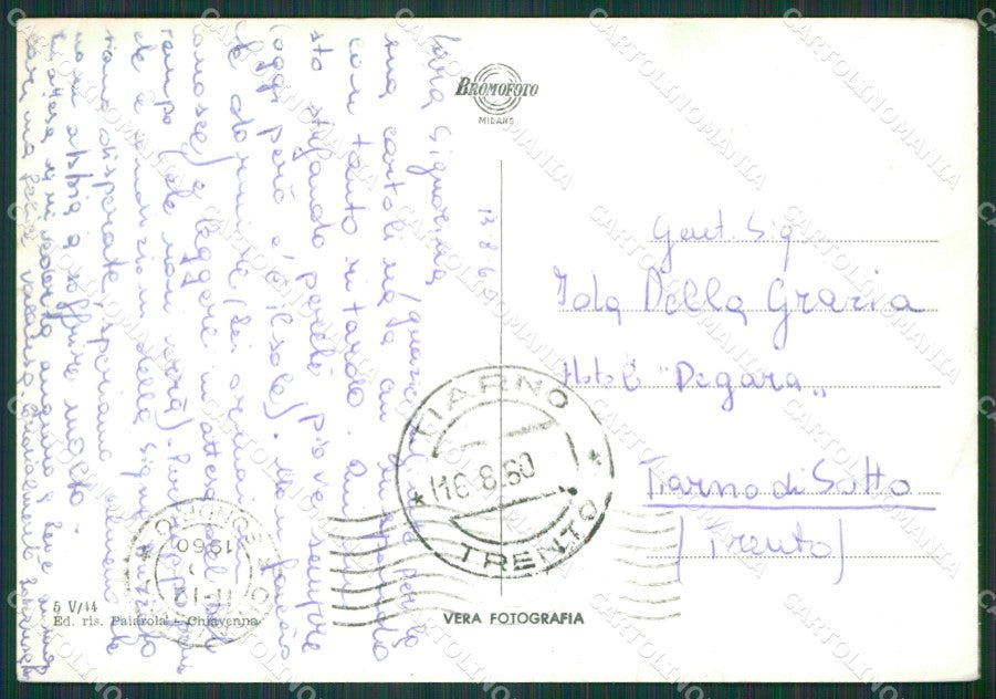 Sondrio Madesimo Montespluga Lago di Foto FG cartolina KV7410 – retro