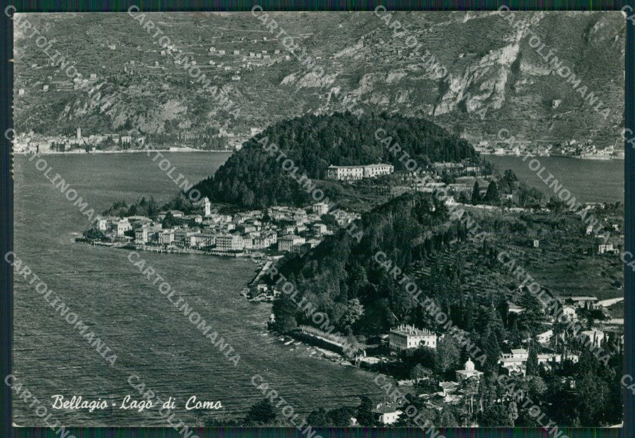 Como Bellagio Lago di Como PIEGA Foto FG cartolina KV7412 – fronte