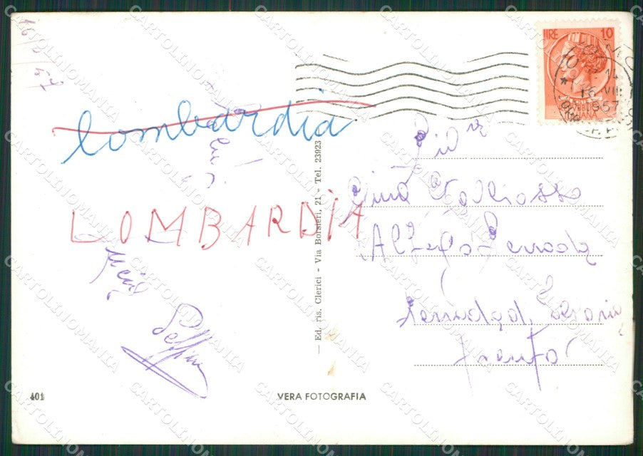 Como Città Foto FG cartolina KV7415 – retro