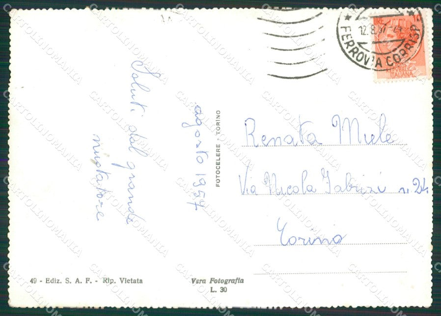 Milano Città Foto FG cartolina KV7424 – retro