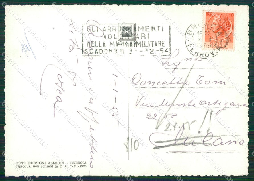 Brescia Città Foto FG cartolina KV7428 – retro