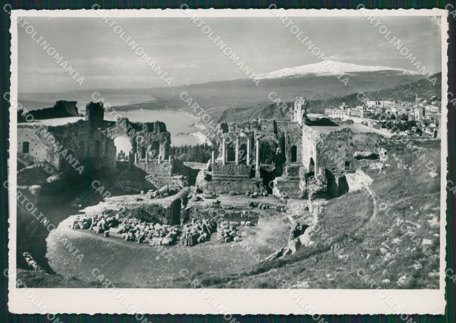 Messina Taormina Teatro Greco Foto FG cartolina KV7450 – fronte