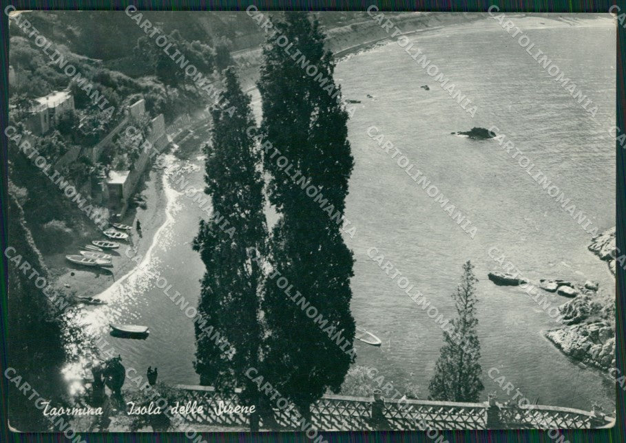 Messina Taormina Isola delle Sirene Foto FG cartolina KV7451 – fronte