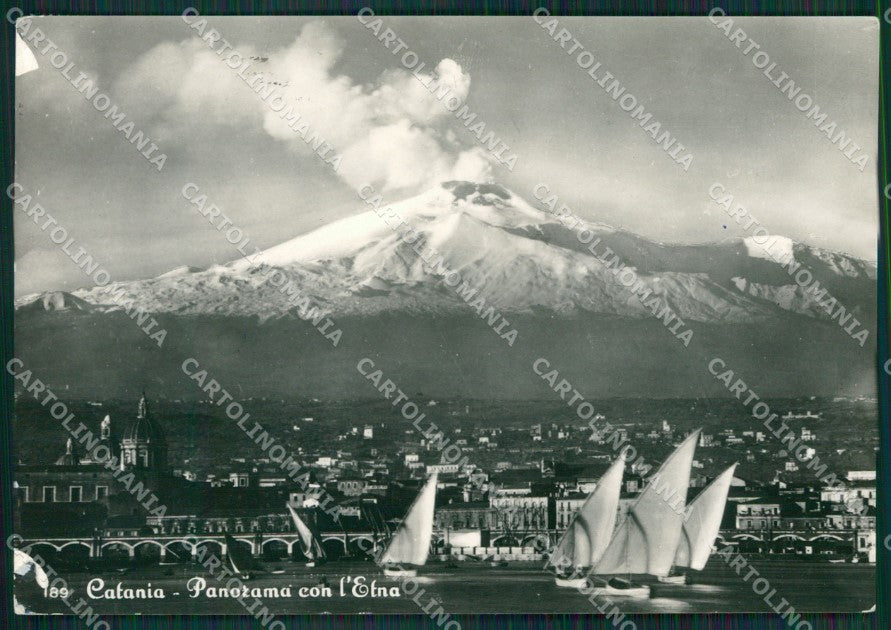 Catania Città Etna ABRASA Foto FG cartolina KV7475 – fronte