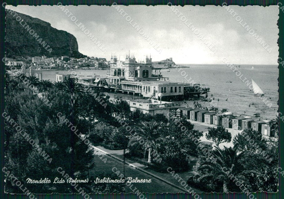 Palermo Mondello Lido di Foto FG cartolina KV7477 – fronte