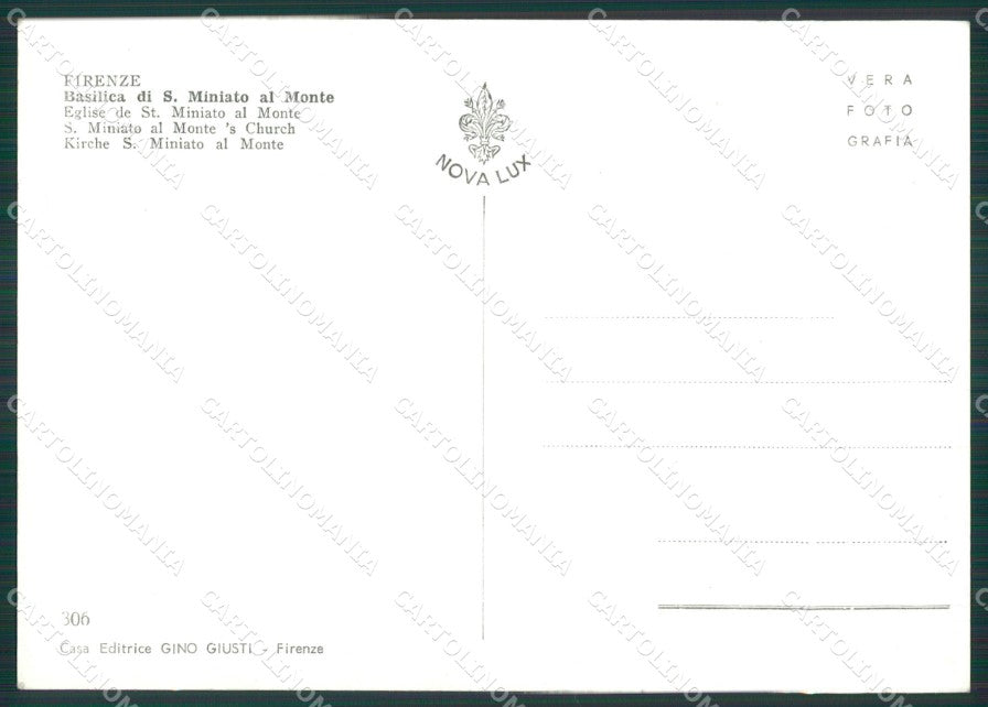 Firenze Città Foto FG cartolina KV7483 – retro