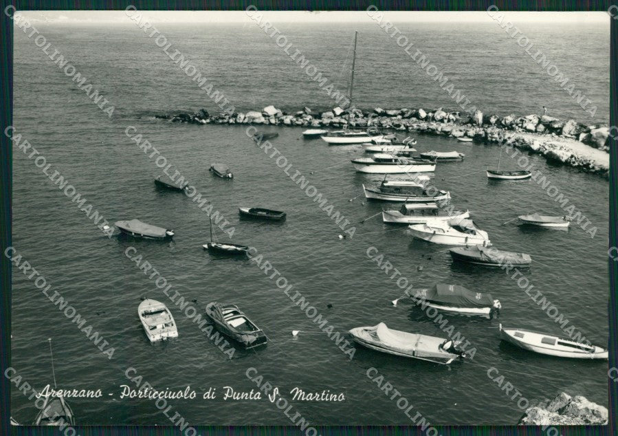 Genova Arenzano Barche Foto FG cartolina KV7497 – fronte