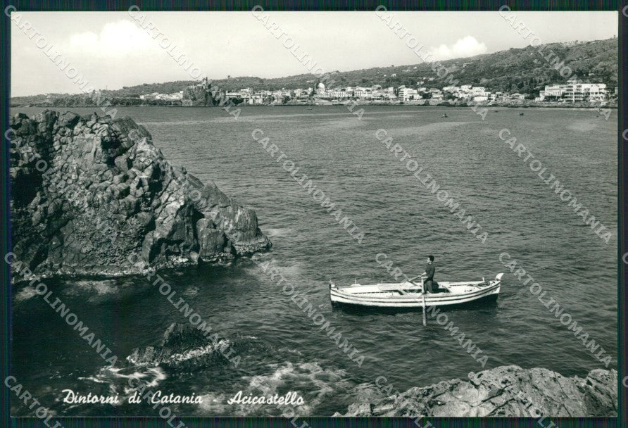 Catania Acicastello Barca Foto FG cartolina KV7511 – fronte