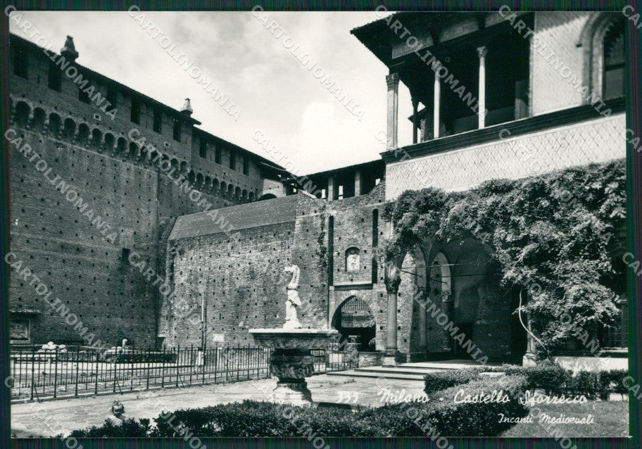 Milano Città Castello Sforzesco Foto FG cartolina KV7531 – fronte