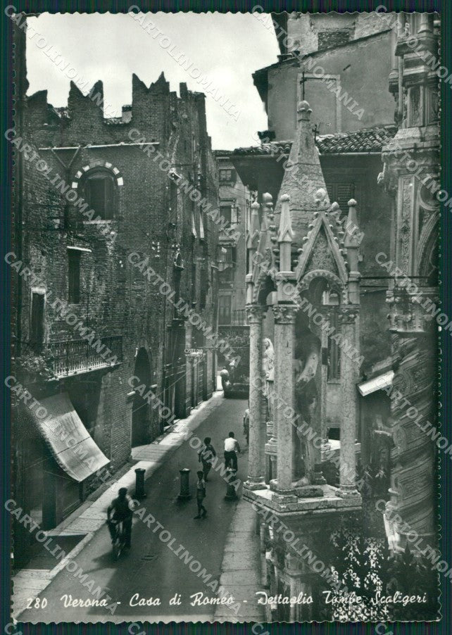 Verona Città Romeo Tombe Scaligeri Foto FG cartolina KV7536 – fronte
