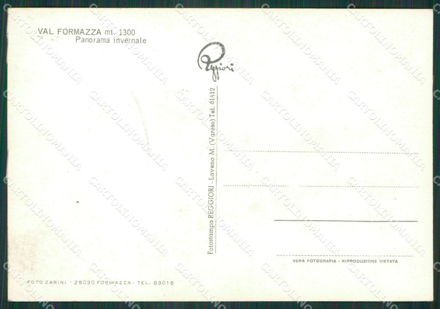 Verbania Val Formazza PIEGA Foto FG cartolina KV7542 – retro