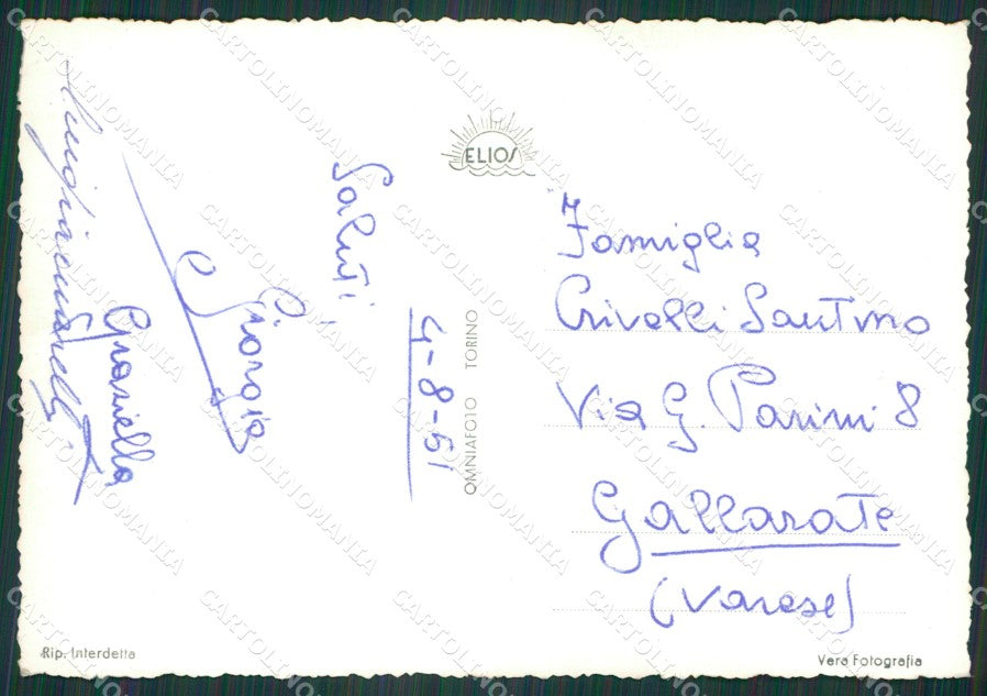 Lucca Viareggio Barche Foto FG cartolina KV7545 – retro