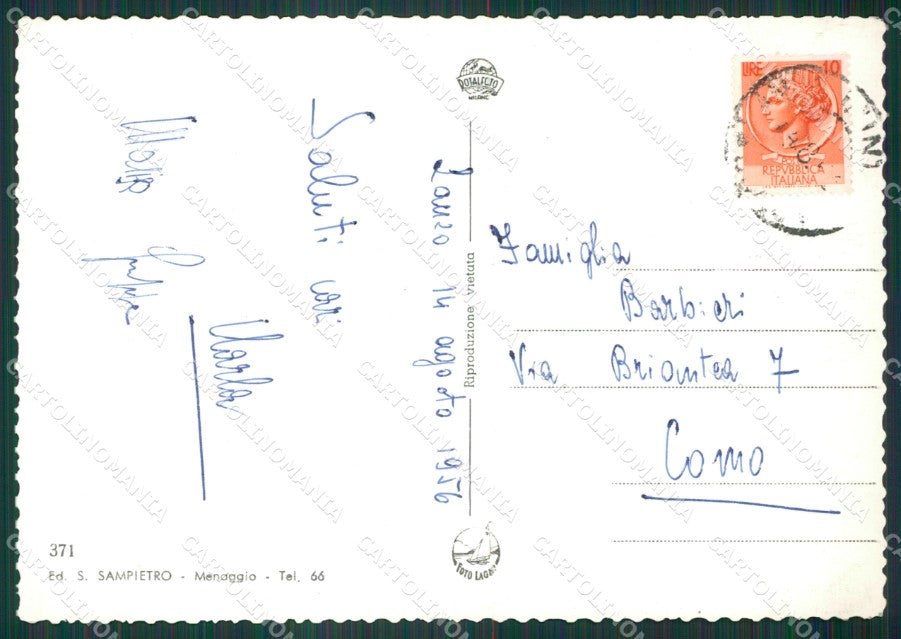 Como Valle Intelvi Castiglione San Fedele Pellio Foto FG cartolina KV7565 – retro
