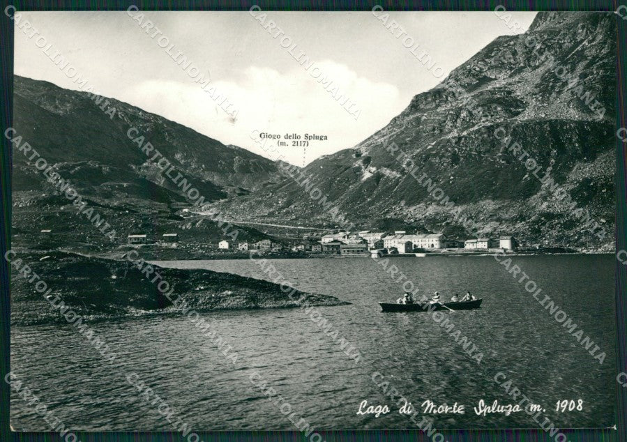 Sondrio Madesimo Montespluga Lago di RIGATA Foto FG cartolina KV7574 – fronte