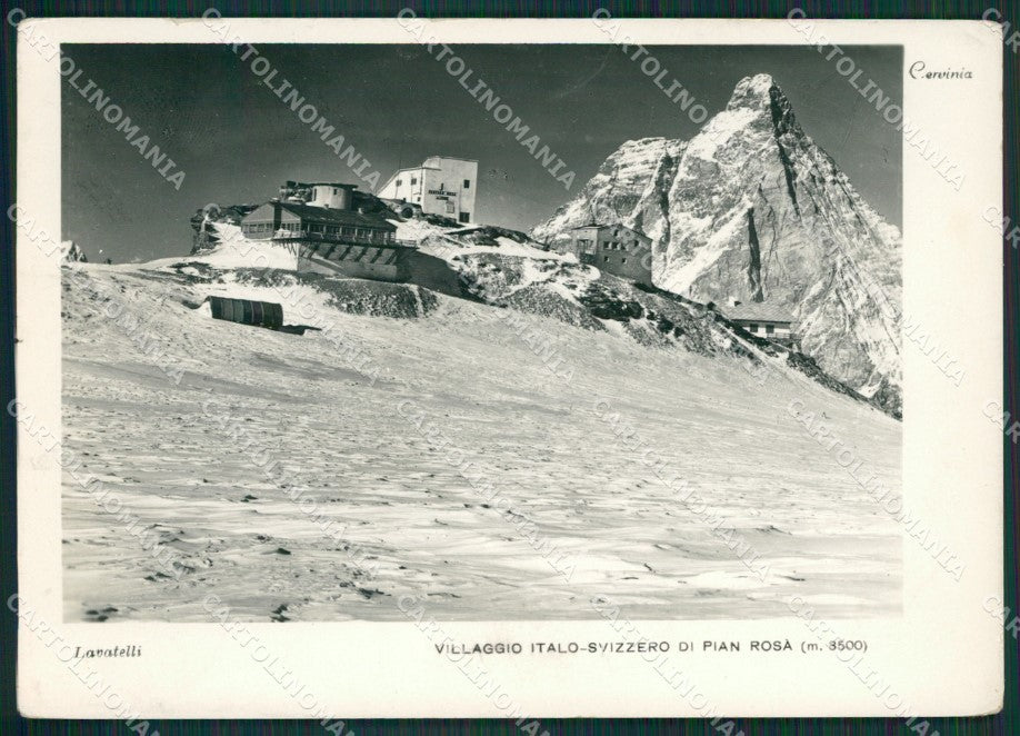 Aosta Valtournenche Cervinia Villaggio Pian Rosà Foto FG cartolina KV7583 – fronte