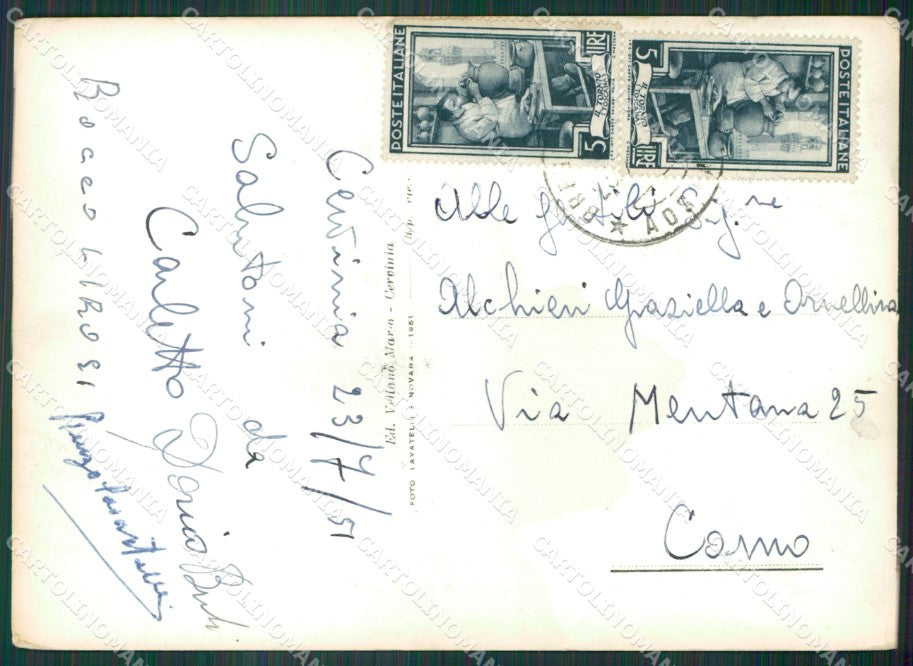 Aosta Valtournenche Cervinia Villaggio Pian Rosà Foto FG cartolina KV7583 – retro
