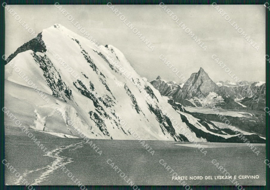 Aosta Gressoney La Trinité Monte Lyskam Monte Cervino Foto FG cartolina KV7586 – fronte