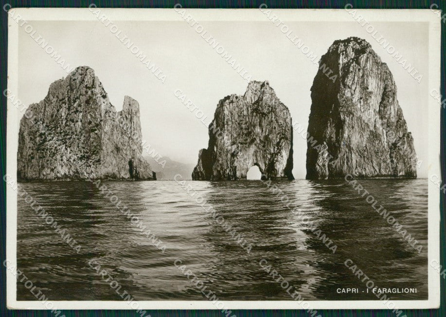 Napoli Capri Faraglioni Foto FG cartolina KV7599 – fronte