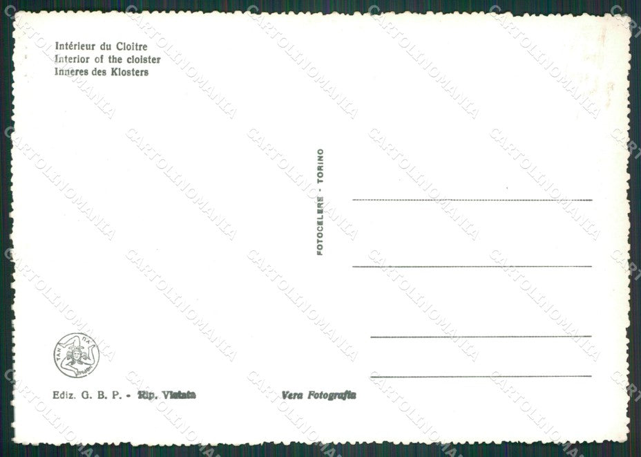 Palermo Monreale Foto FG cartolina KV7601 – retro