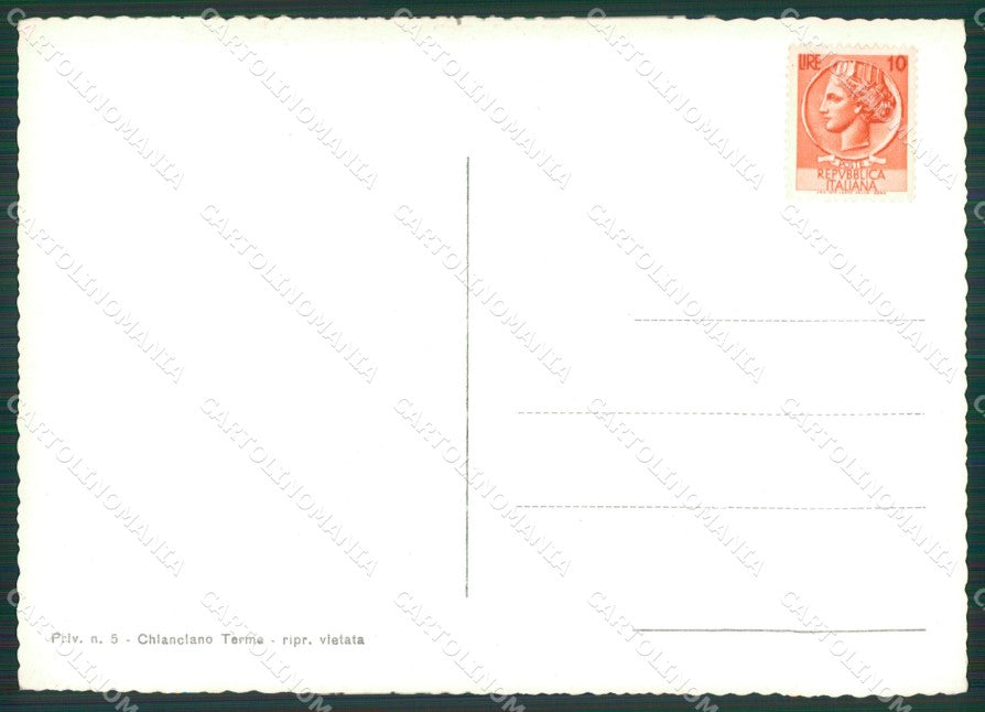 Siena Chianciano Terme Foto FG cartolina KV7604 – retro