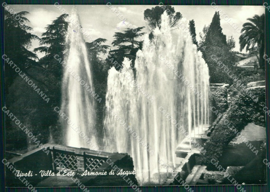 Roma Tivoli Villa d'Este Fontana Foto FG cartolina KV7605 – fronte
