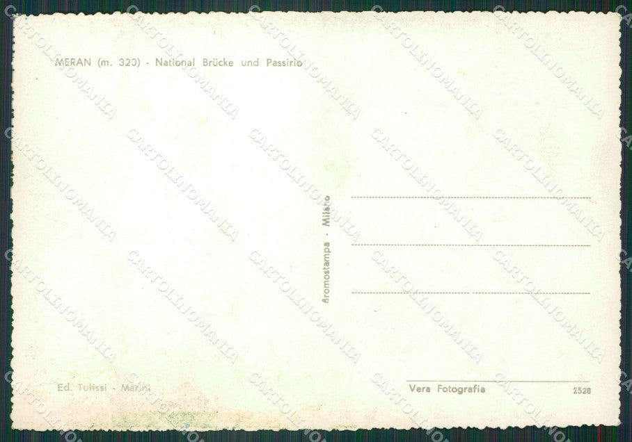 Bolzano Merano ABRASA Foto FG cartolina KV7606 – retro