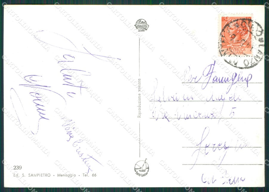 Como Lanzo Intelvi Foto FG cartolina KV7619 – retro