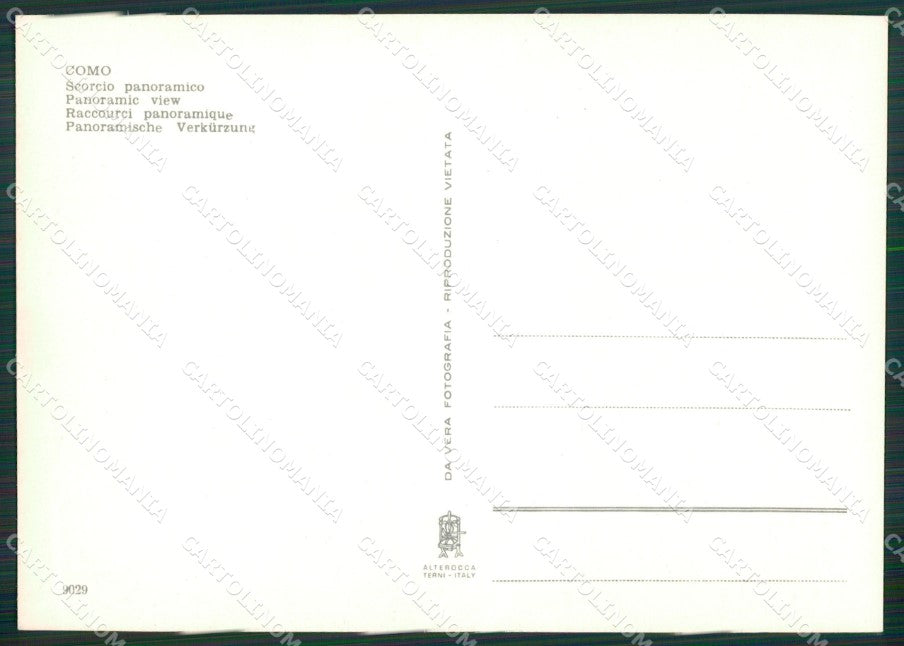 Como Città Battello Foto FG cartolina KV7625 – retro