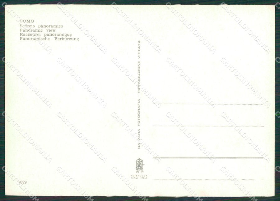 Como Città Battello Foto FG cartolina KV7626 – retro