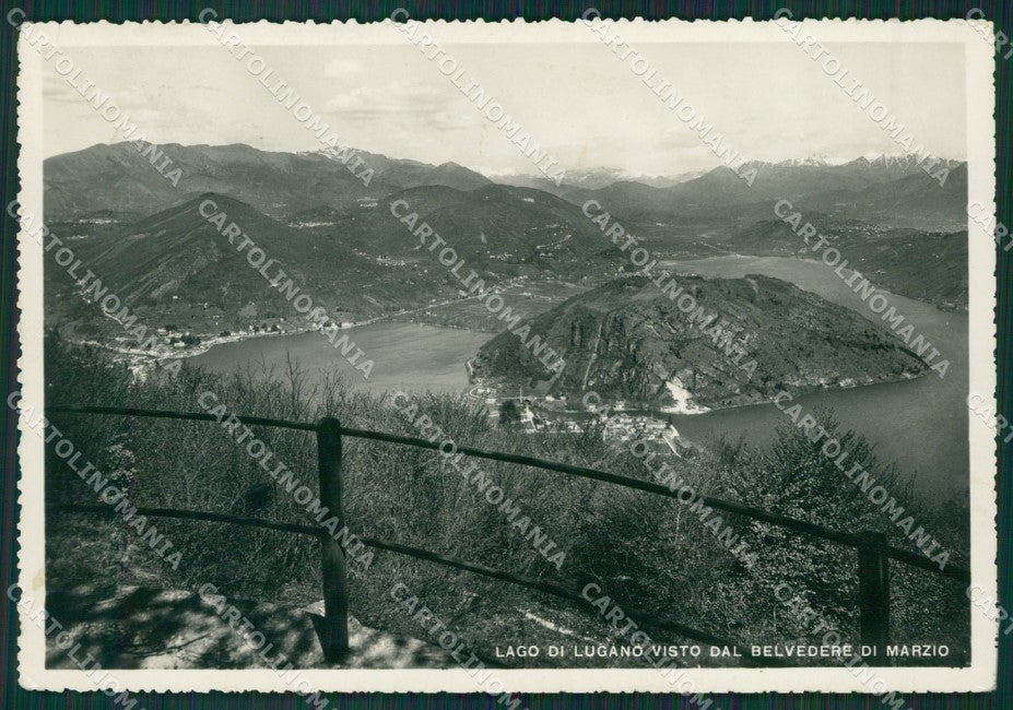 Varese Marzio Lago di Lugano Foto FG cartolina KV7642 – fronte