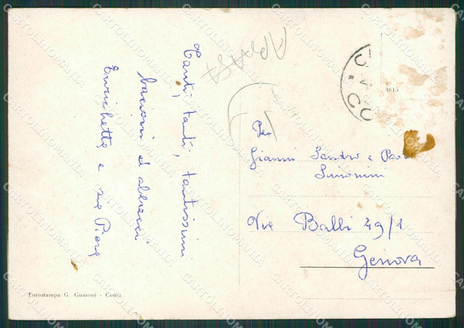 Como Caglio Grigna ABRASA Foto FG cartolina KV7648 – retro