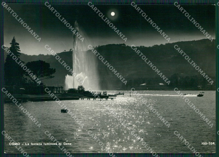 Como Città Fontana Lago di Como Foto FG cartolina KV7653 – fronte