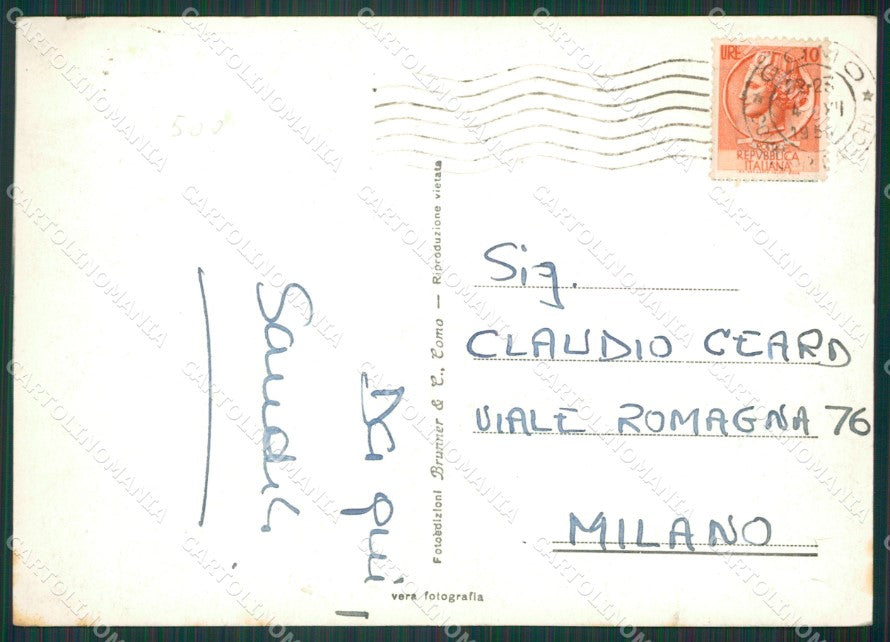 Como Città Fontana Lago di Como Foto FG cartolina KV7653 – retro