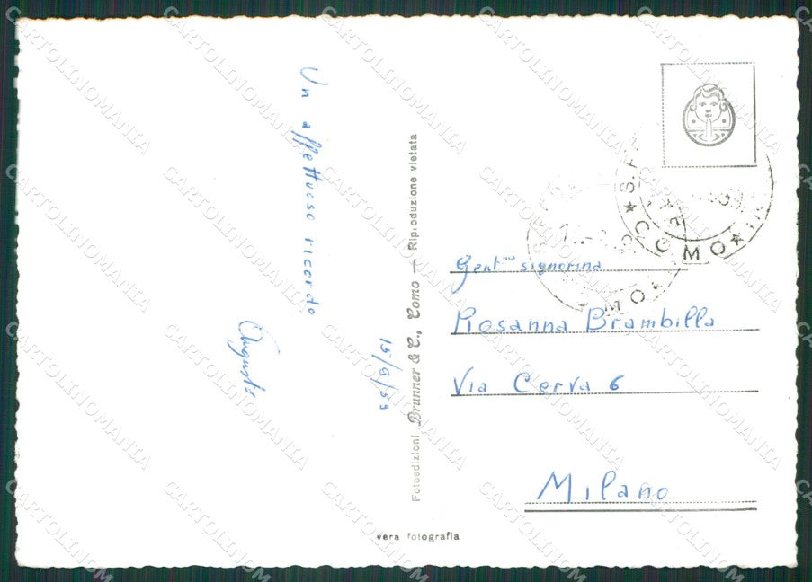Como Blessagno San Fedele Intelvi Foto FG cartolina KV7660 – retro