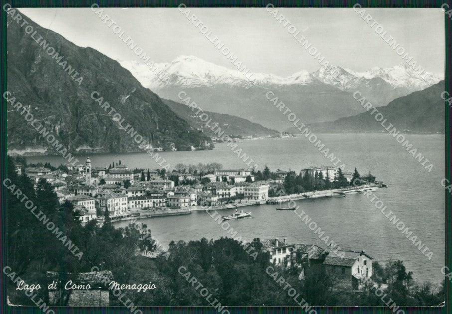 Como Menaggio Lago di Como PIEGA Foto FG cartolina KV7671 – fronte