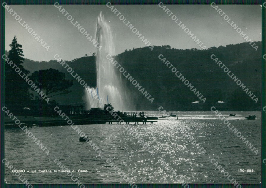 Como Città Fontana Lago di Como Foto FG cartolina KV7672 – fronte