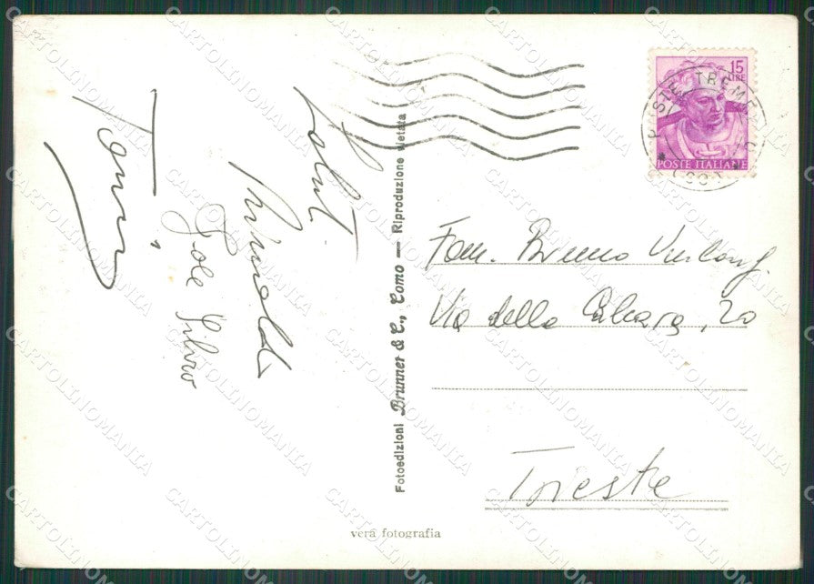 Como Città Villa Carlotta Lago di Como Foto FG cartolina KV7685 – retro